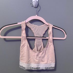 Pink Calvin Klein Bralette